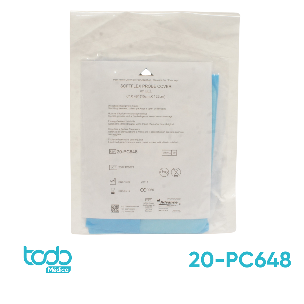 Cobertor Avance Soft Flex para Transductor con Gel y Bandas 6x48"