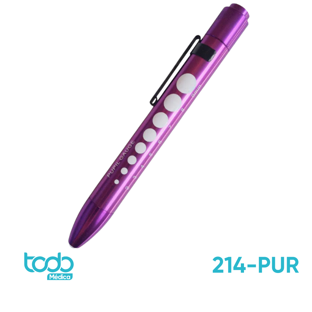 Foco Pupilar Morado con Luz LED – Profesional y Multifuncional