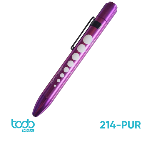 Foco Pupilar Morado con Luz LED – Profesional y Multifuncional