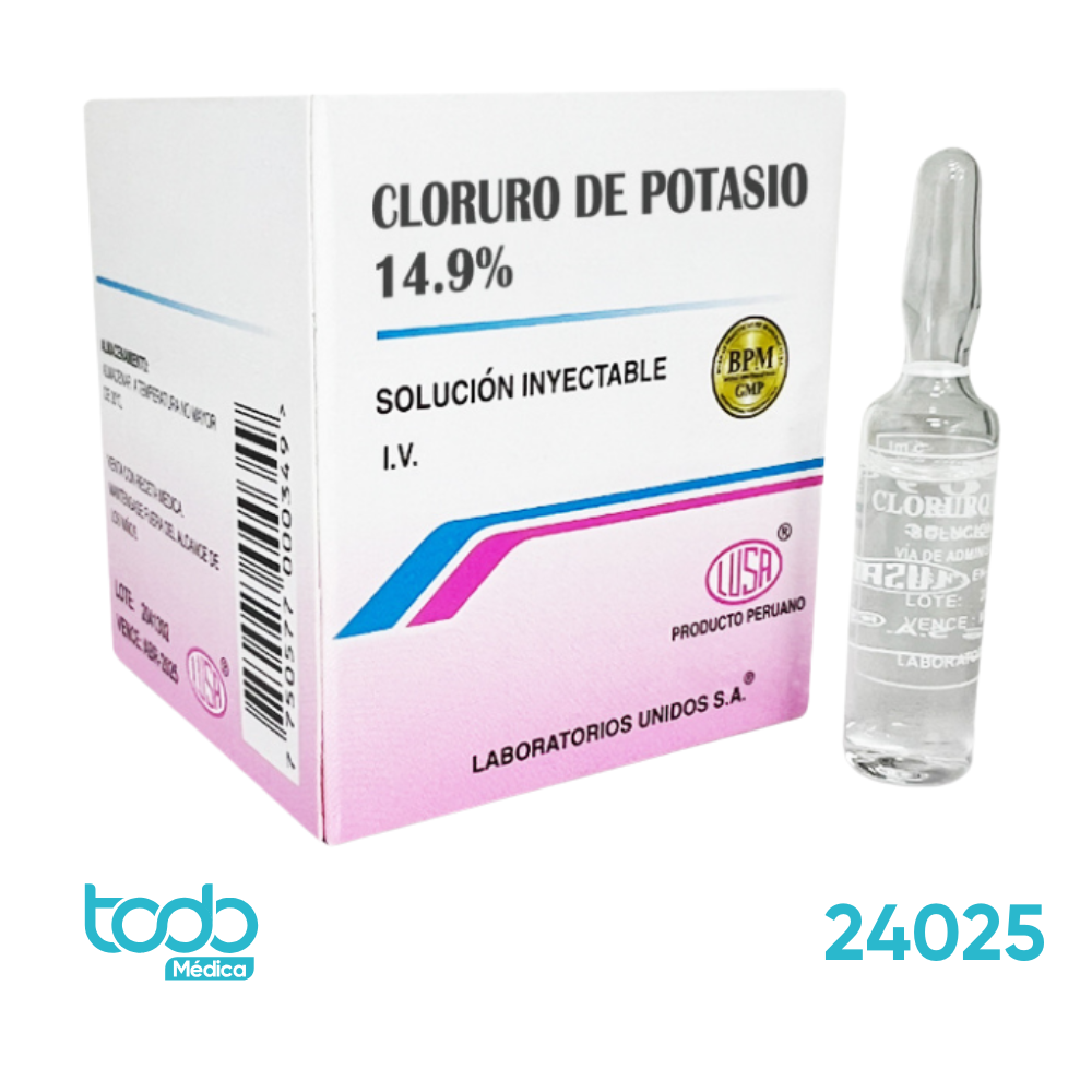 Cloruro de Potasio Sanderson 14.9% 10ML