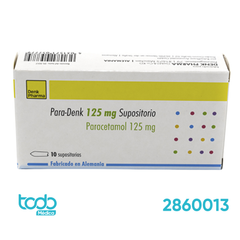 Paracetamol Denk 125 mg – 10 Supositorios