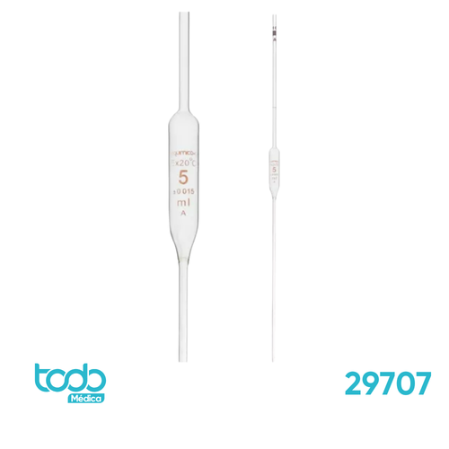 Pipeta Brand Aforada Blanco 5 ml – Caja x6