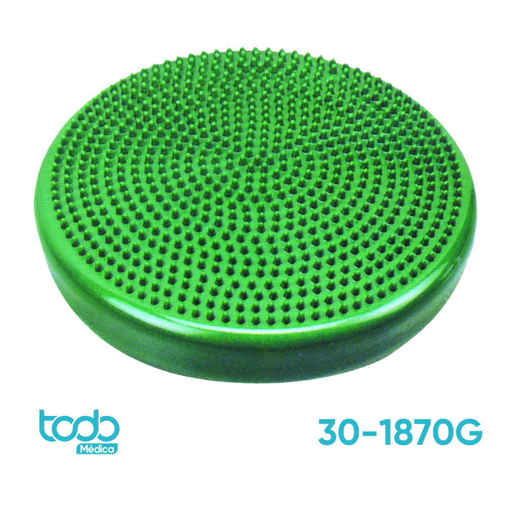 Cojín Cando para Equilibrio Redondo Verde 14"