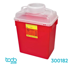 Contenedor BD Rojo para Desechos Punzocortantes – 6 Galones