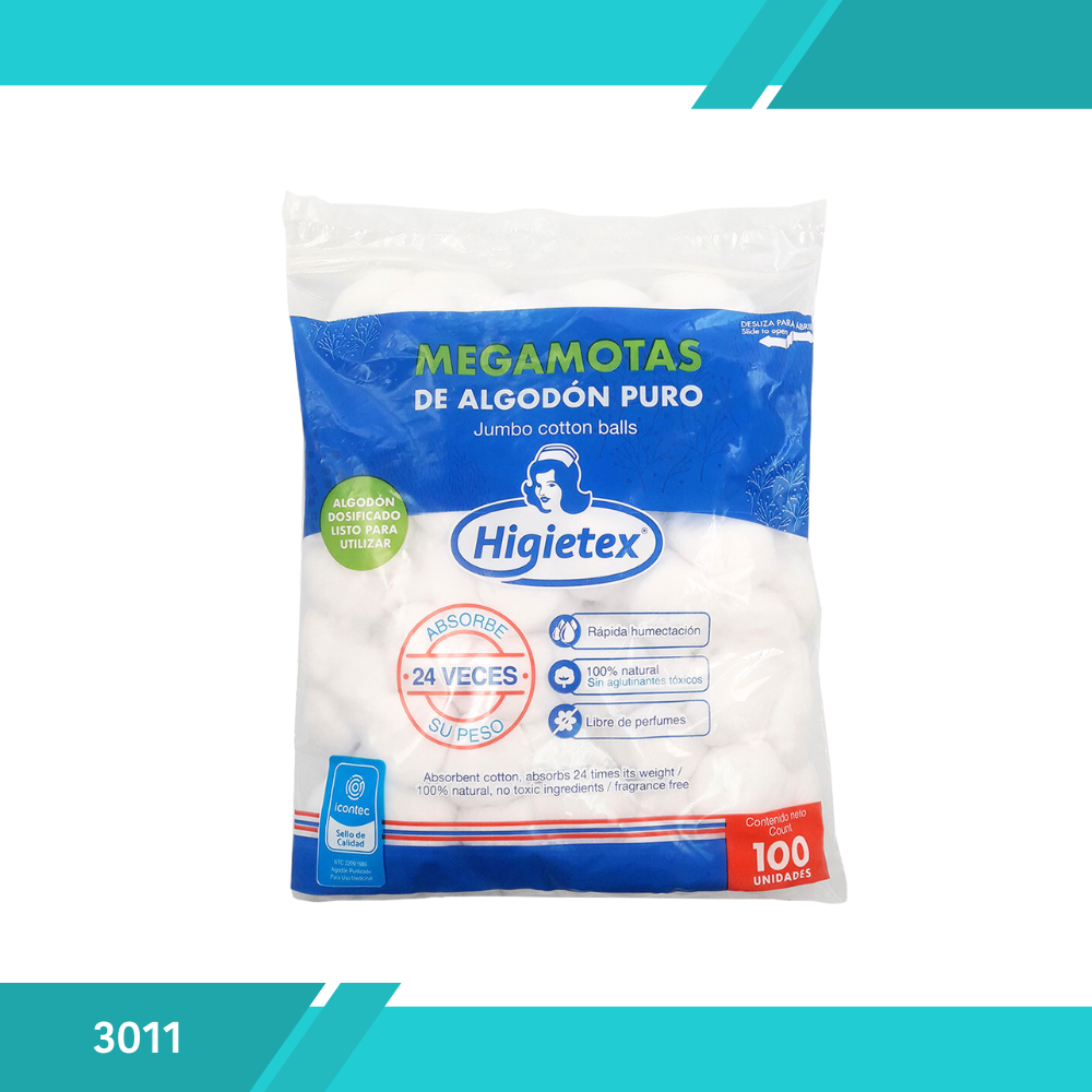 ALGODÓN EN BOLITAS 100 GRAMOS