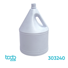 Frasco Tipo Galón J Blanco Polietileno 150GR C/Tapa 38 400