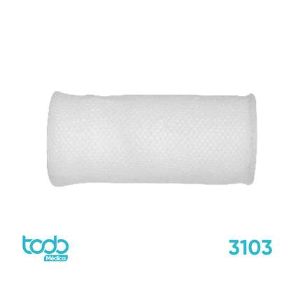 Venda de Gasa Elástica Conformable 3" x 3,75 m – No Estéril – Paquete x 12
