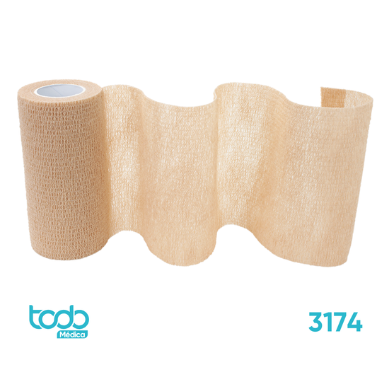 Venda Cohesiva 4" Color Piel