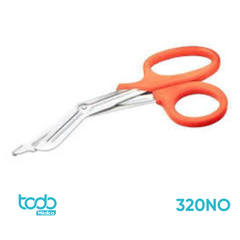 Tijera ADC para Vendaje Acero Inoxidable Autoclave Naranja 18CM