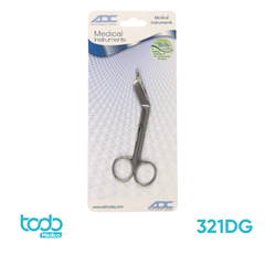 Tijera ADC para Vendaje Acero Inoxidable Autoclave Verde 5 1/2