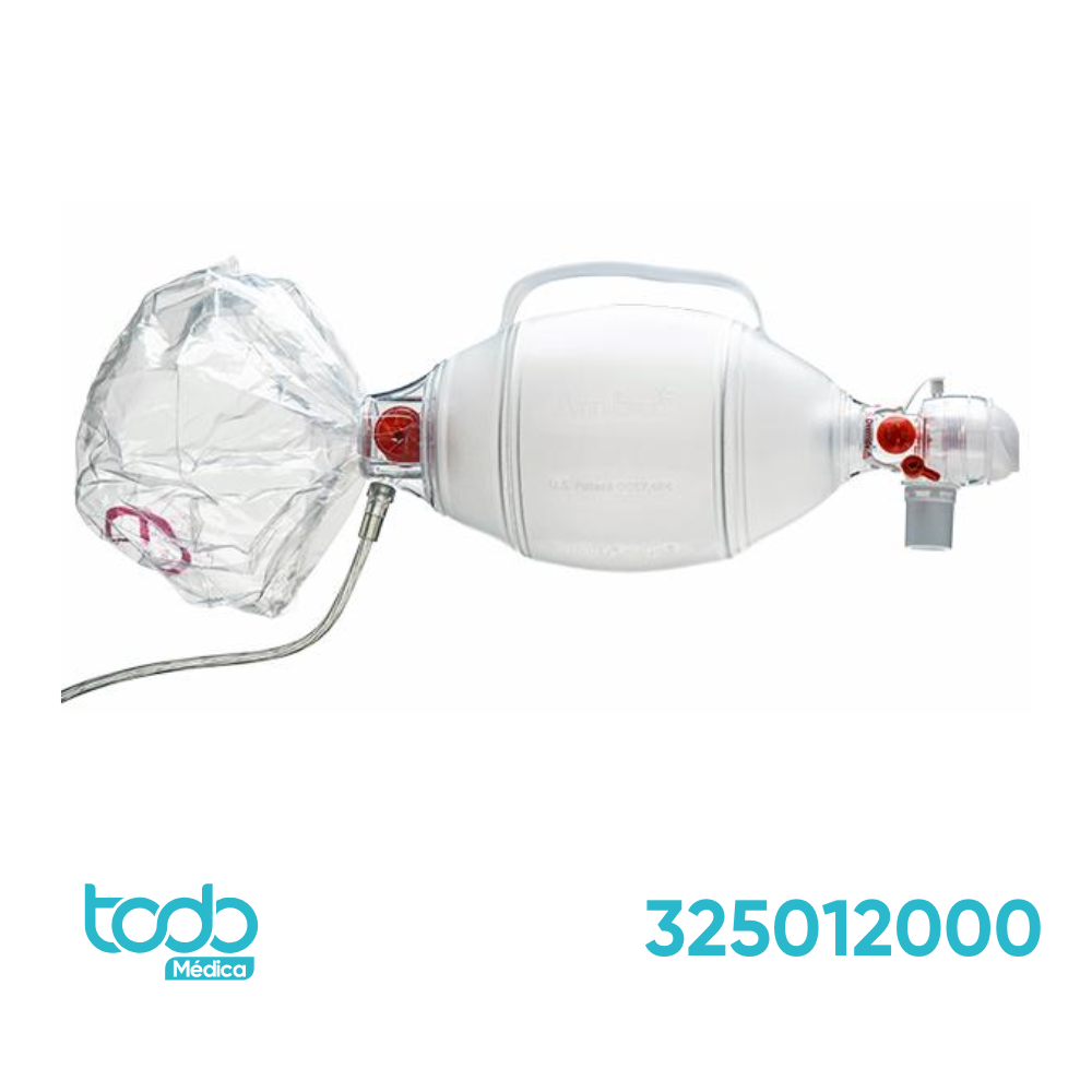 Resucitador Manual Descartable Ambu SPUR II con Bolsa y Mascarilla #5