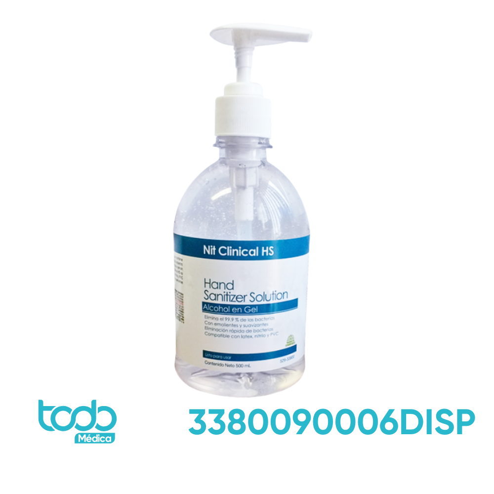 Dispensador P/Alcohol en Gel Nit Clínico – Higiene y Prevención de Contaminación