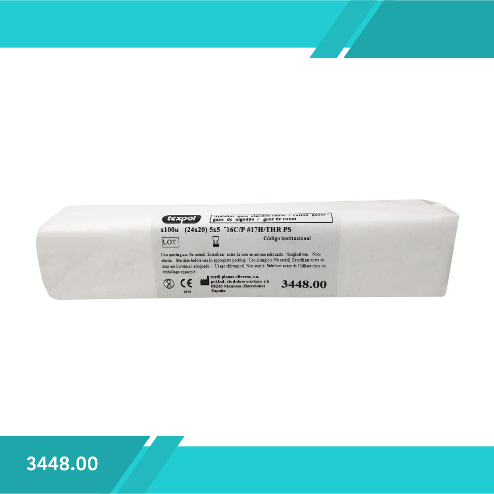 APOSITO DE GASA TEXPOL NO ESTERIL 2X2X16