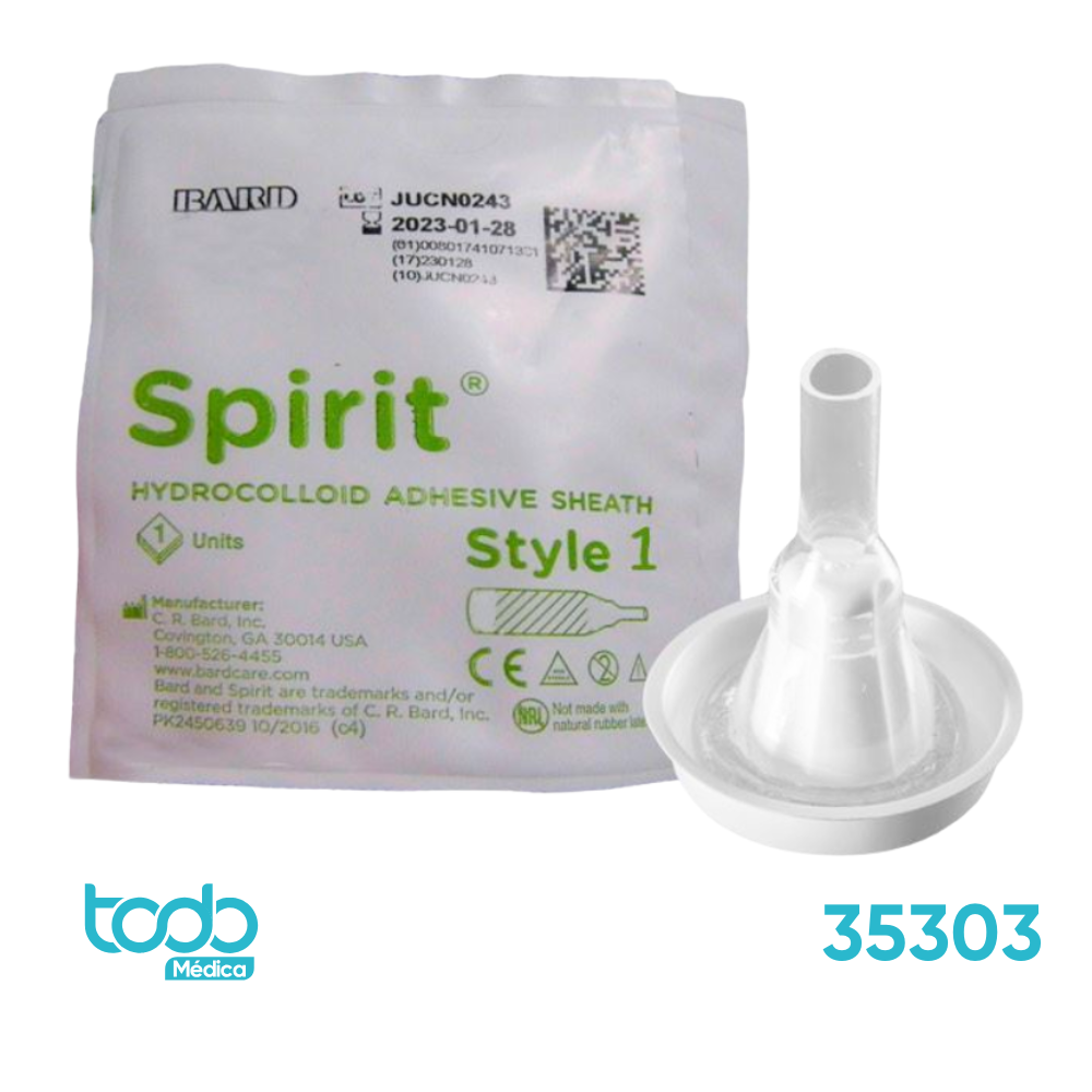 Condón Recolector Spirit Bar Silicio Talla S #32