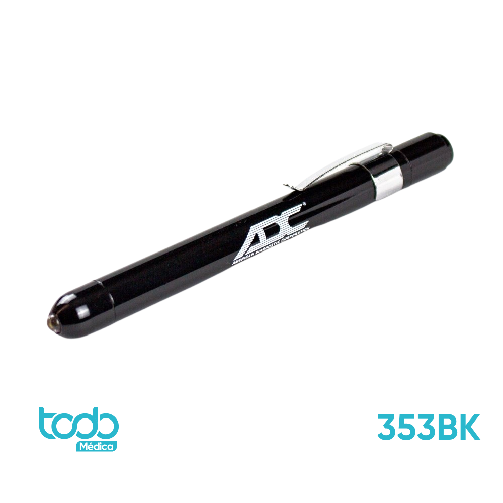 Foco Pupilar ADC Negro con Luz LED