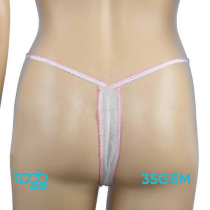 Tanga Descartable Unitalla – Paquete con 100 Unidades