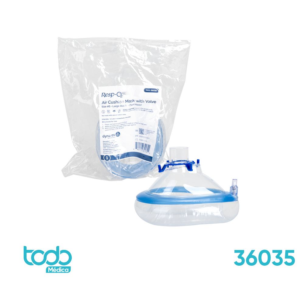 Mascarilla de Anestesia Resp-O2™ con Cojín de Aire – Talla #5