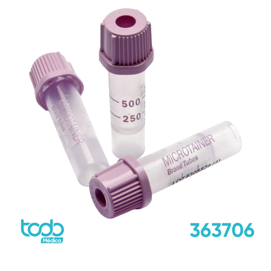 Tubo Recolector Microtainer con Tapa Lila