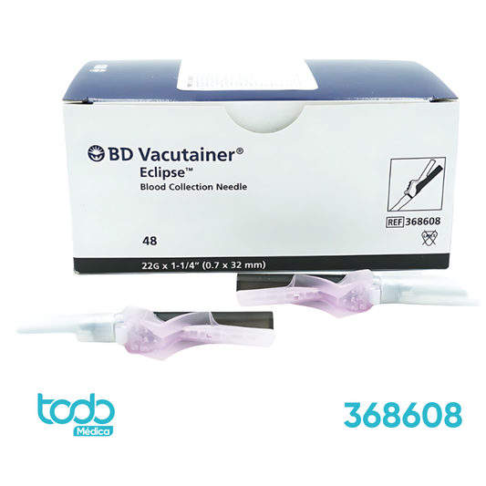 Aguja de Seguridad Vacutainer Eclipse 22G x 1-1/4”