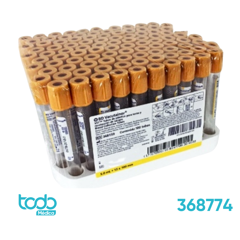 Tubo Recolector de 5.0 mL con Tapa Naranja – BD Vacutainer® RST