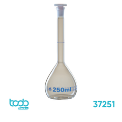 Matraz Aforado Volumétrico con Tapón de PP 250 ml