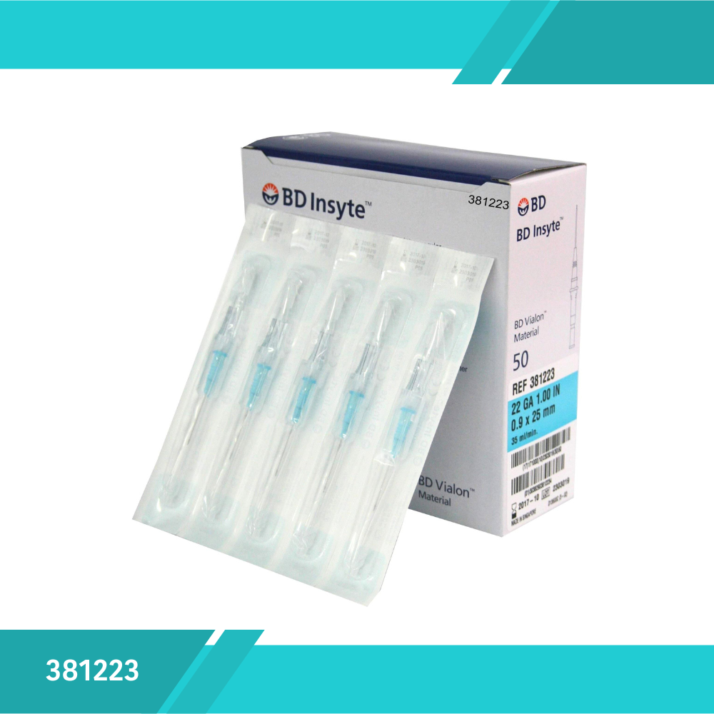 CATÉTER INTRAVENOSO BD INSYTE 22GX1
