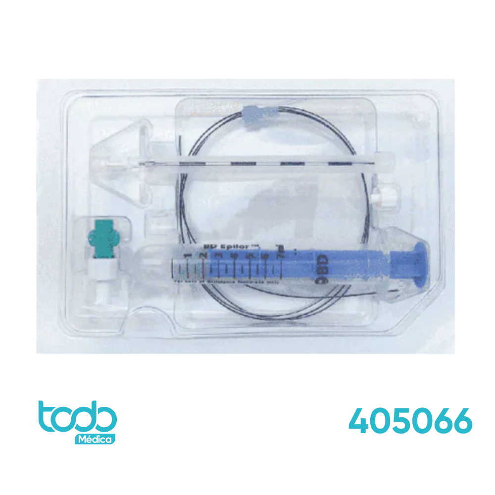 Kit para Anestesia de 18GX3-1/2" con Catéter de 20GX36"