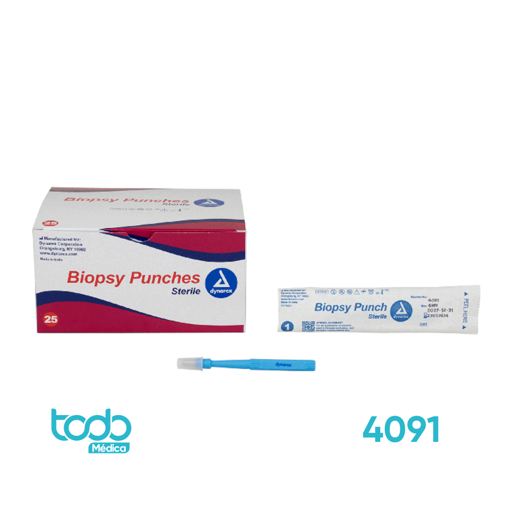 Punch para Biopsia de 4.0 mm – Celeste