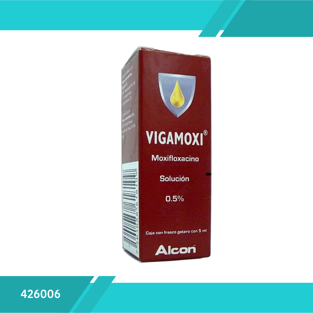 VIGAMOX ALCON 0.5% SOLUCION OFTALMICA 5ML