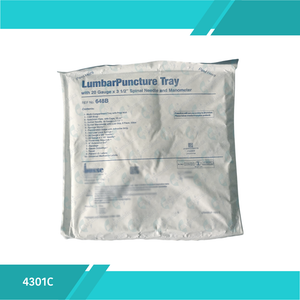 BANDEJA DE PUNCION LUMBAR PARA ADULTO DE 20GX3-1/2"