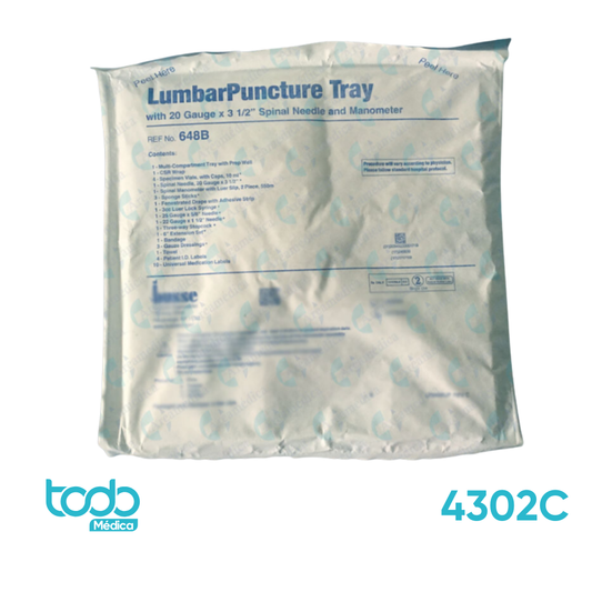 Bandeja de Punción Lumbar Pediátrica 22G x 1 1/2" BD – Kit Completo