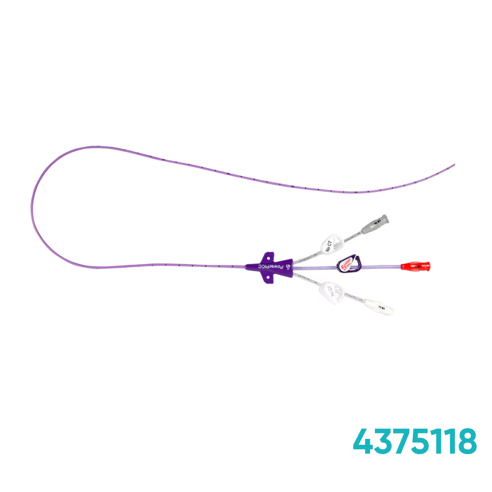 Catéter PowerPICC Triple Lumen 5 Fr x 55 cm