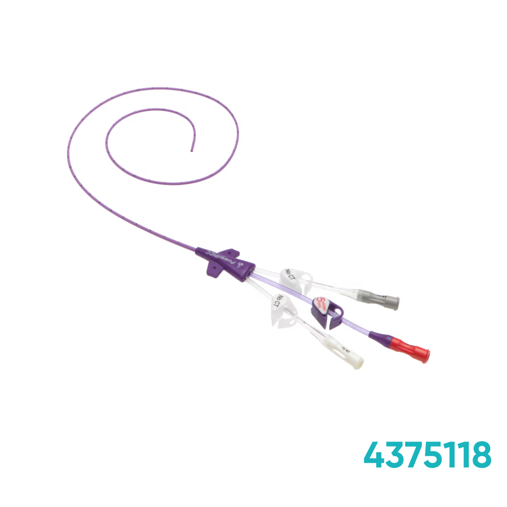 Catéter PowerPICC Triple Lumen 5 Fr x 55 cm