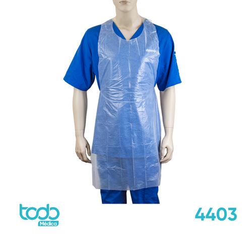 Delantal de Plástico – Cobertura Completa desde el Pecho hasta las Rodillas