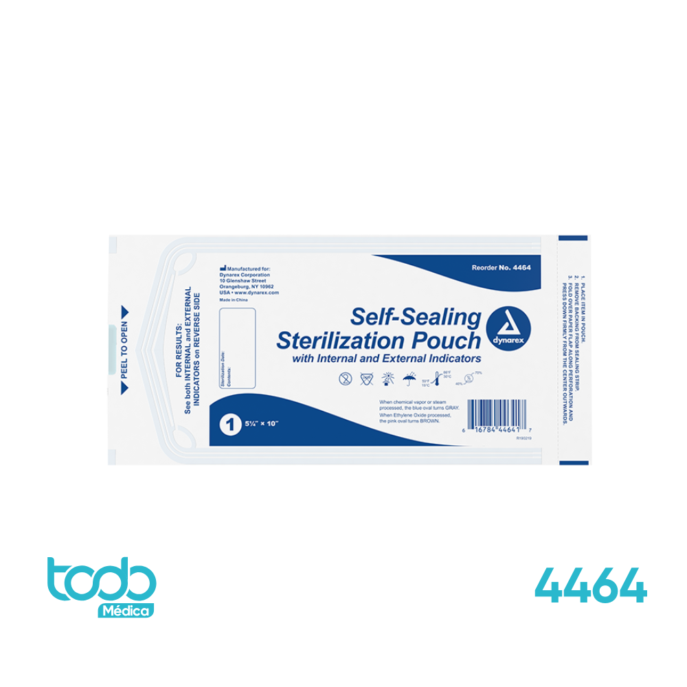 Bolsas para Esterilización Autoadhesivas 13 × 25 cm – Caja con 200 Unidades