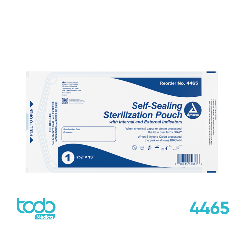 Bolsas para Esterilización Autoadhesivas 19 × 32 cm – Caja con 200 Unidades