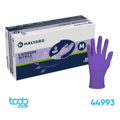 Guante Halyard Nitrilo Alto Riesgo L/Polvo Max Talla M – Caja con 50 Unidades