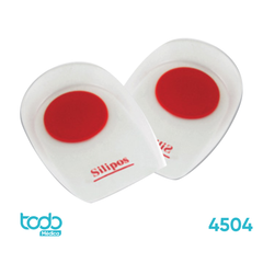 Talonera Silipos Wonder Spur con Latex Impacto Regular Roja S – 1 Par