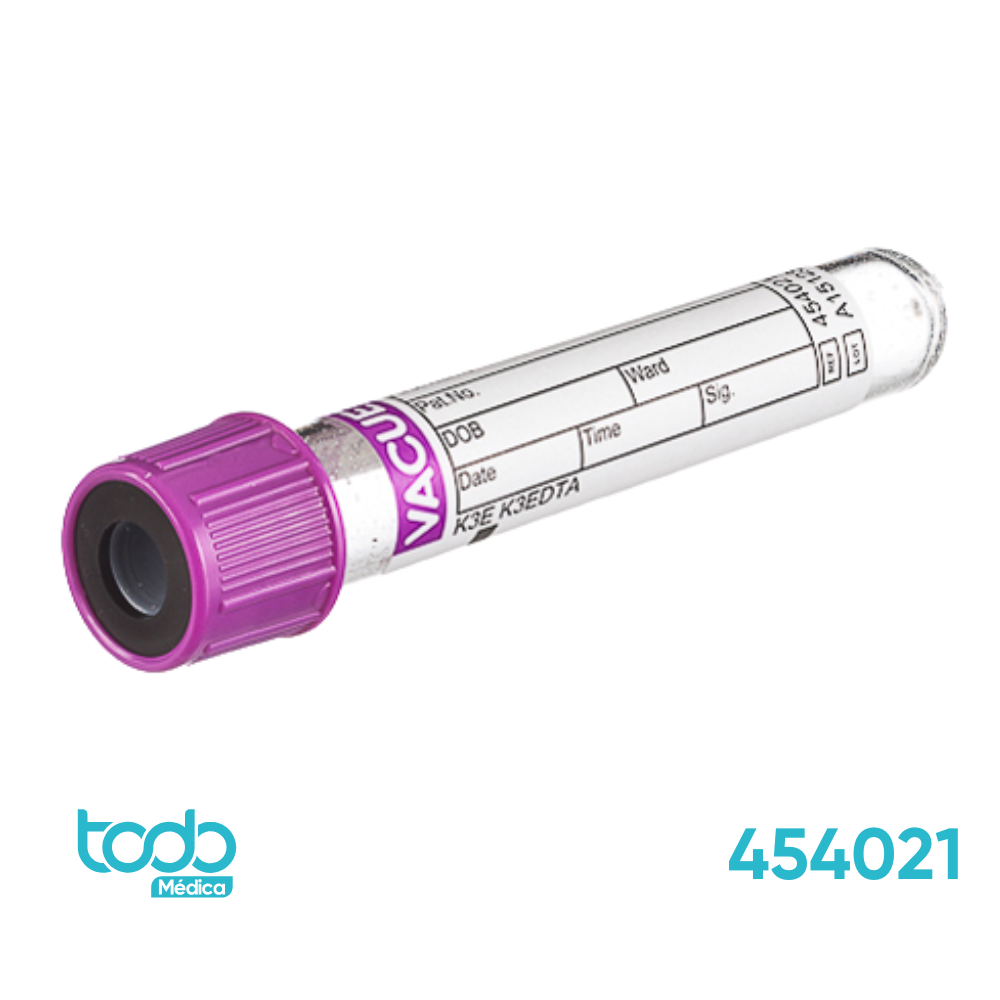 Tubo Recolector Vacuette – 3.5 ml – Tapa Morada