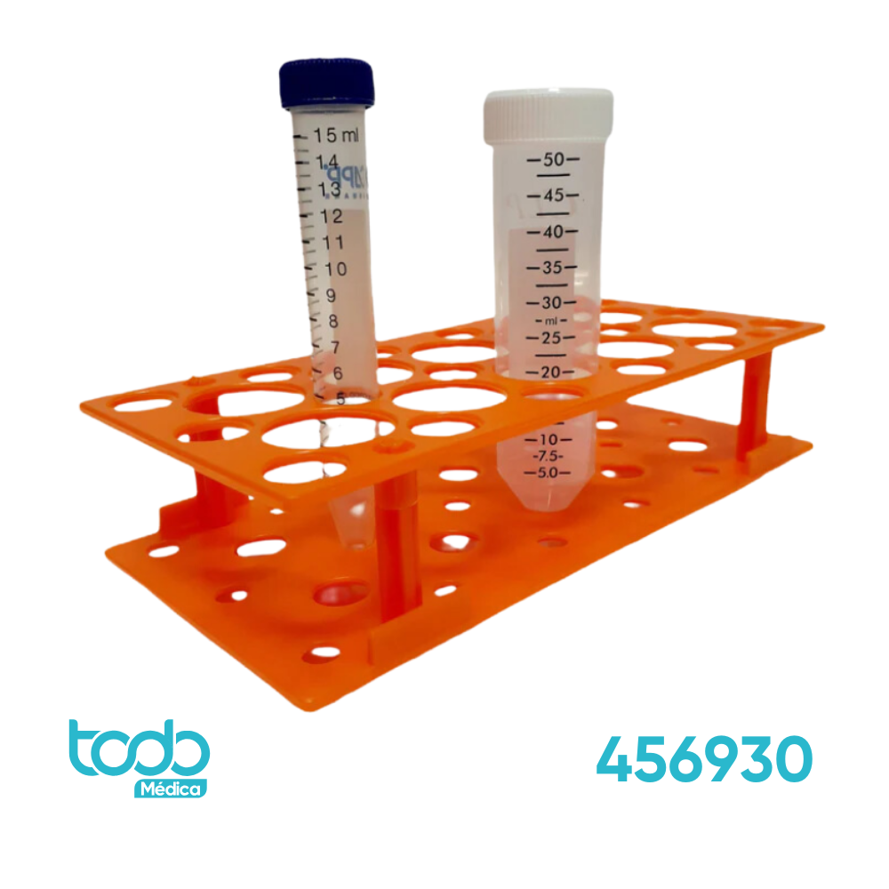 Gradilla Globe para Tubos de Centrifuga 15 ml – 50 ml – Capacidad para 50 Tubos