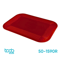 Tapete Dycem Antideslizante Rectangular Rojo 7x2x10