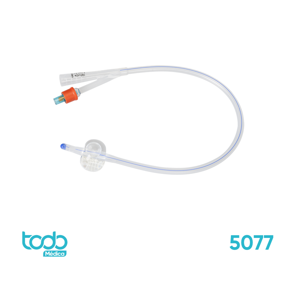 Sonda Foley de Silicona 2 Vías 18 Fr – Balón 5–10 mL
