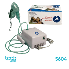 Nebulizador con Mascarilla Dynarex Adulto – Conector Estándar 2.1mT – Caja con 50 Unidades