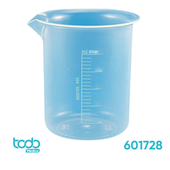 Beaker Globe de Polimetilpenteno (PMP) con Graduaciones en Relieve – 5000 ml