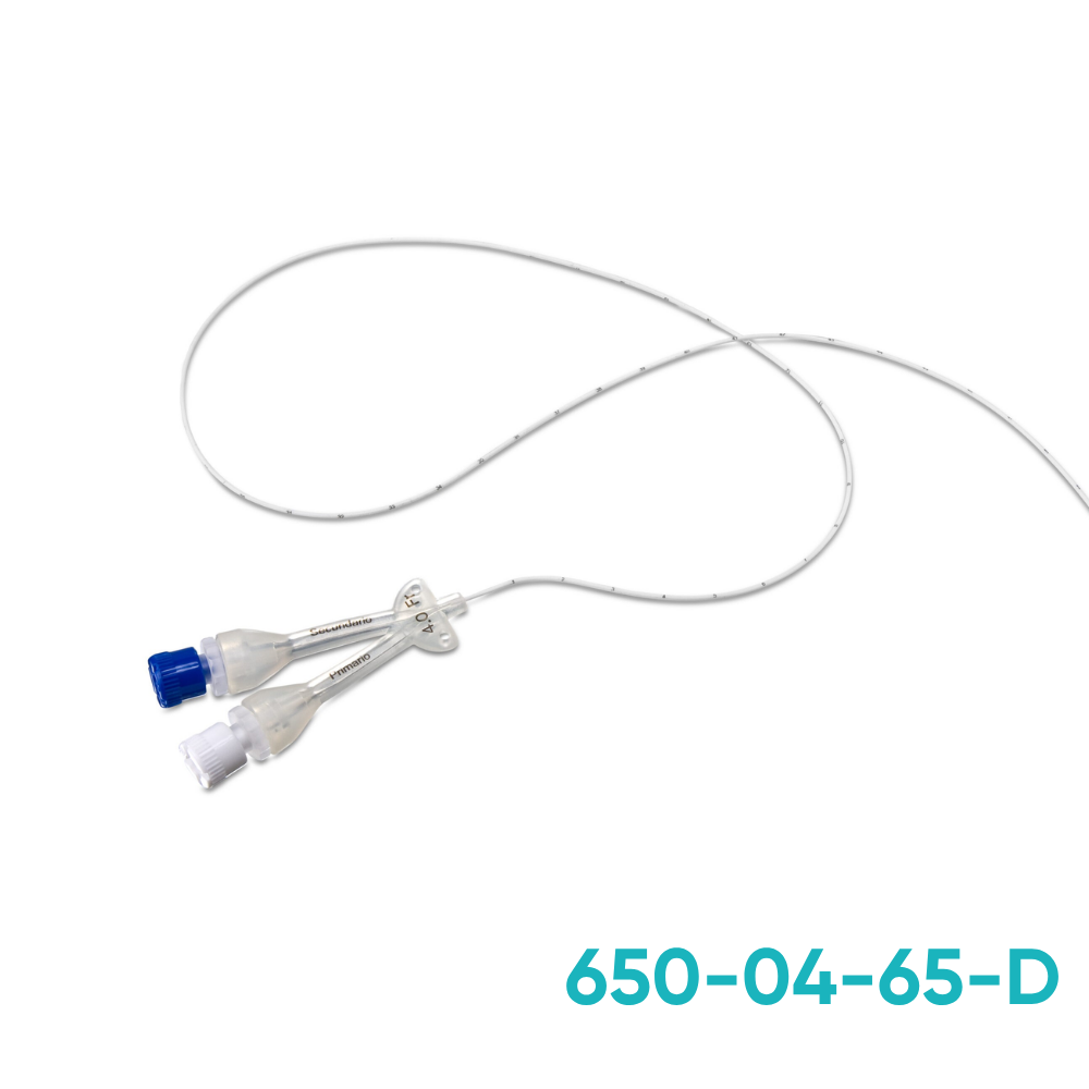 Catéter PICC Doble Lumen 4 Fr x 65 cm