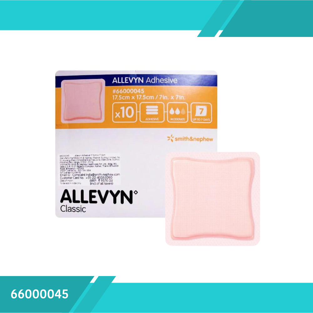 ALLEVYN CON ADHESIVO DE 17.5X17.5CM