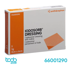 Apósito Iodosorb 4 x 6 cm – Gel de Yodo Cadexómero Estéril
