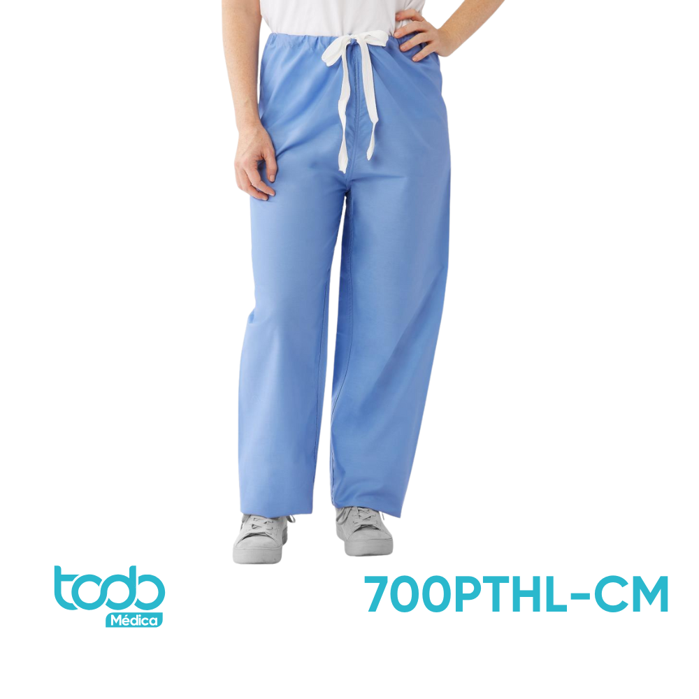 Pantalón Médico Reversible Encore – Talla L, Azul Cielo