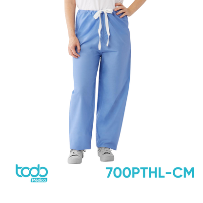 Pantalón Médico Reversible Encore – Talla L, Azul Cielo