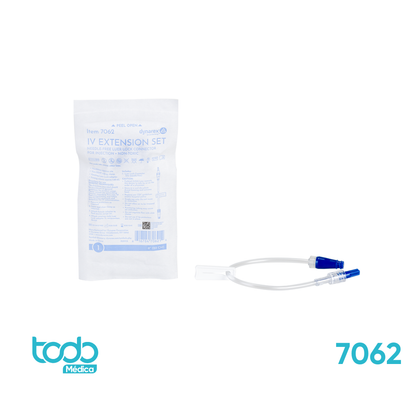 Extensión IV Estéril con Conector Libre de Aguja – 20,3 cm